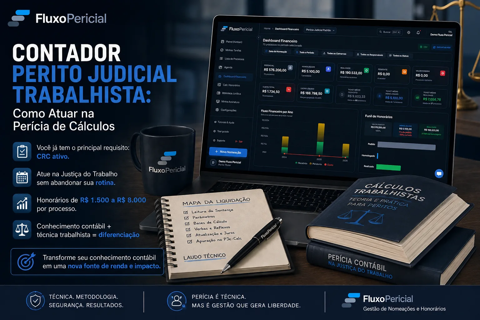 Contador Perito Judicial Trabalhista: Como Atuar na Perícia de Cálculos