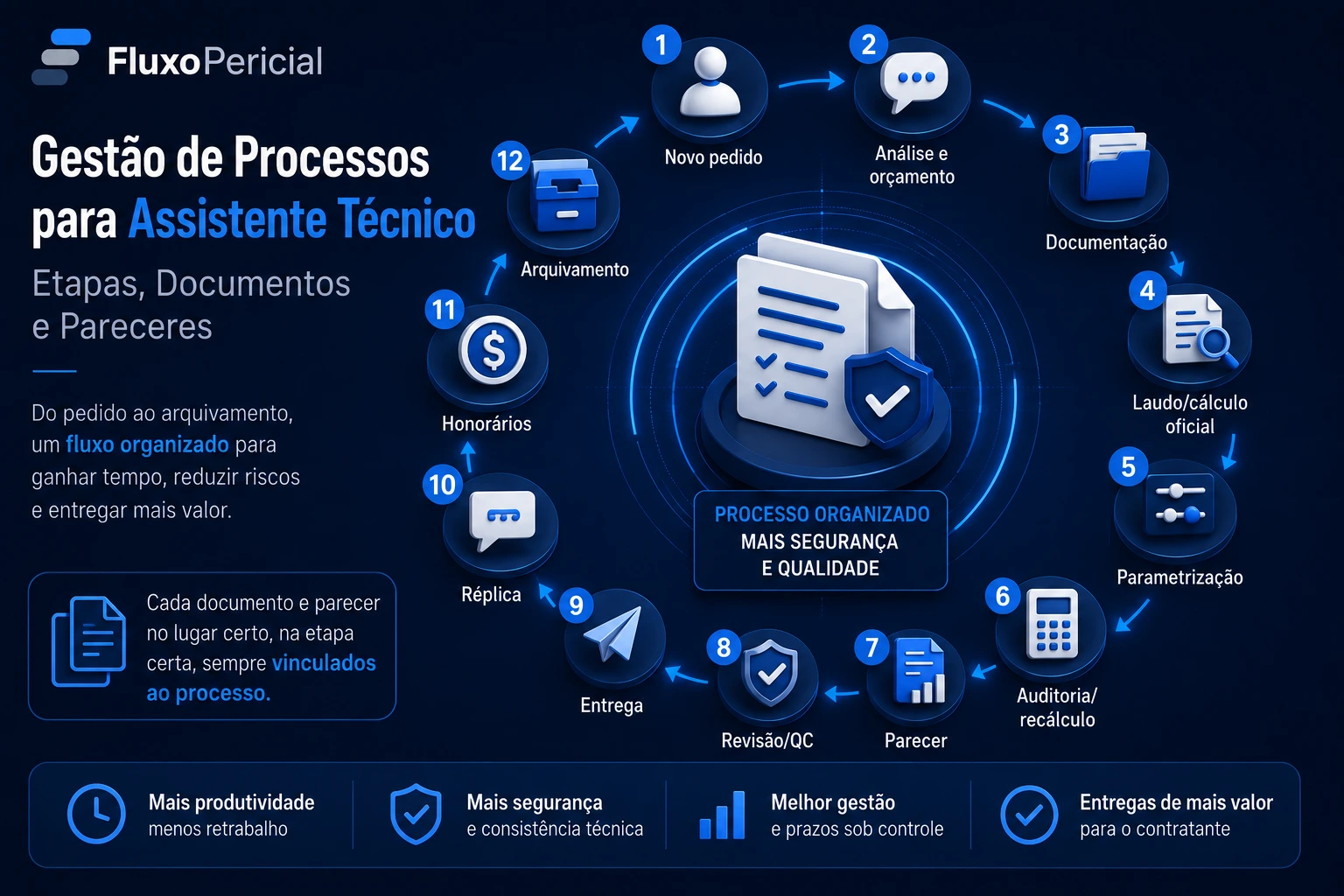 Gestão de Processos para Assistente Técnico: Etapas, Documentos e Pareceres
