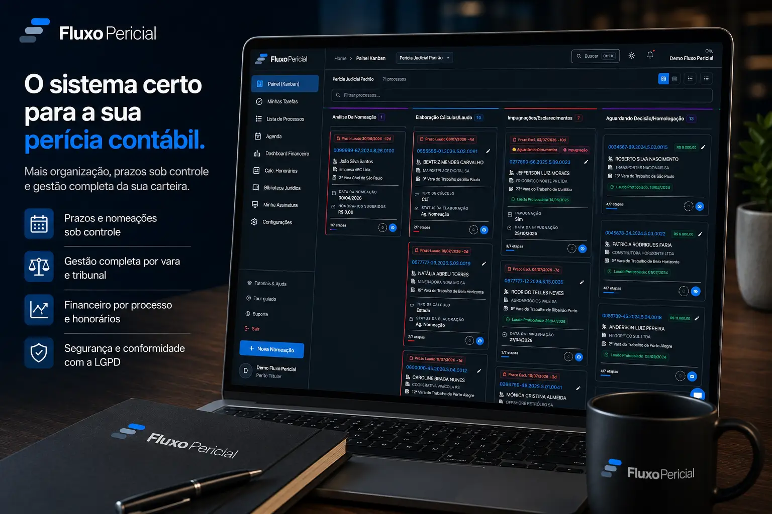 Como o Fluxo Pericial Funciona: Tudo que o Perito Judicial Precisa em Um Só Sistema